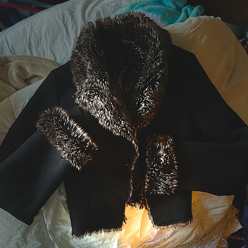 Y2K Bratz faux fur jacket